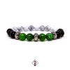 Pulseira Masculina Pedra Jade Verde - Tigan 1