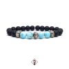 Pulseira Nenets Pedra Larimar