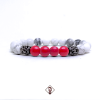 Pulseira Masculina Pedra Coral