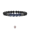 Pulseira Masculina Pedra Hematita