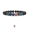 Pulseira Masculina Pedra Jade Africana